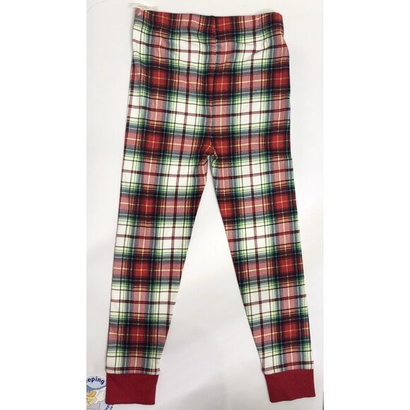 Holiday Lane Kids Plaid Christmas Pajama Set 2-Piece Red Green Size 5 NWT - Picture 4 of 6
